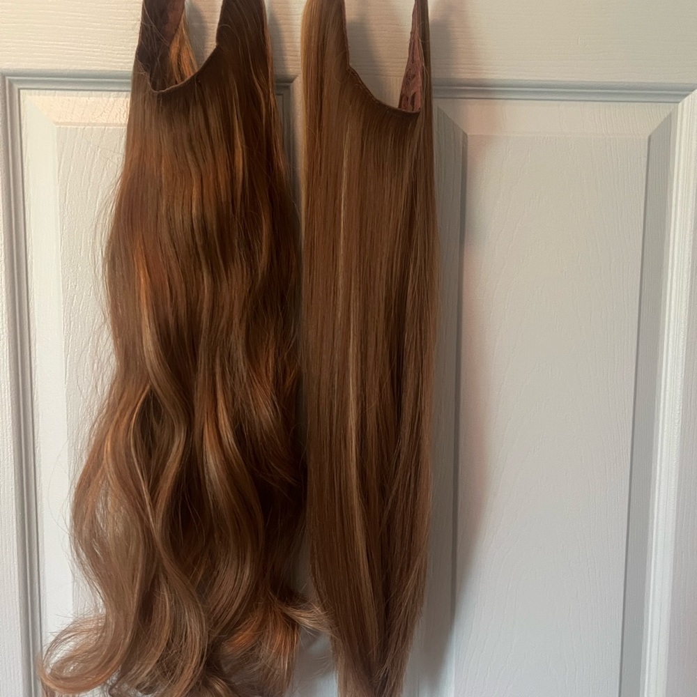 Natural Brown Wavy Hair Extensions
